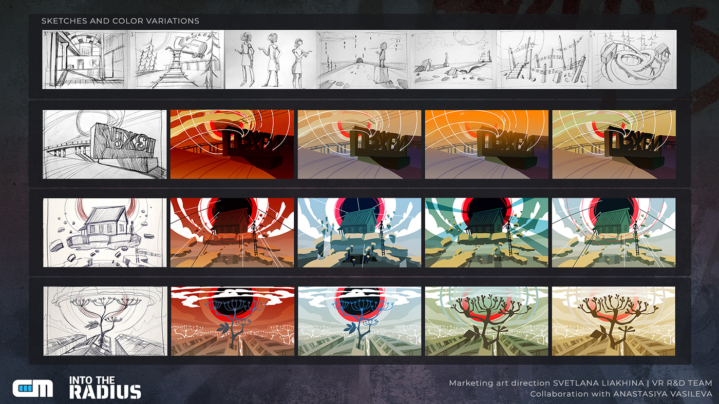 digital illustration illustrations Oculus postcards Steam Virtual reality vr