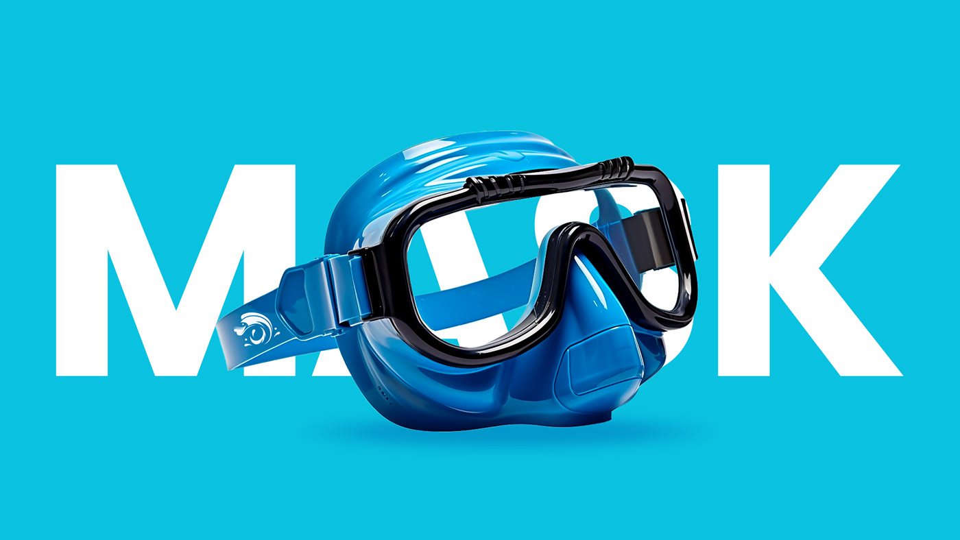 branding  visual identity Logo Design brand identity diving swimming sports