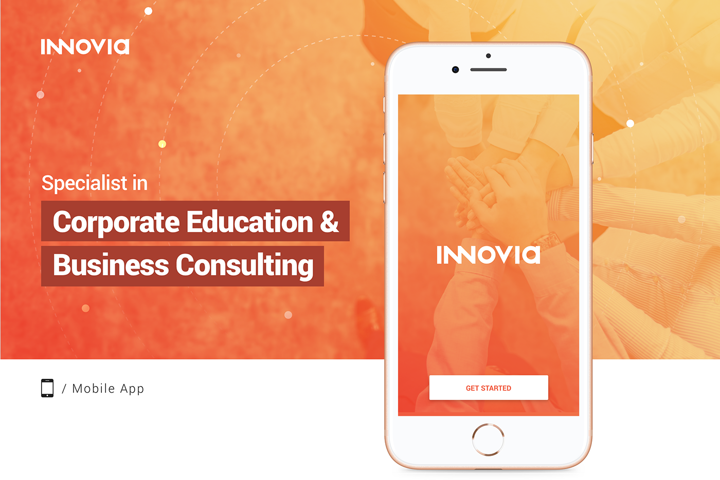 mobile app Interface ux online training courses Innovia visual design interaction