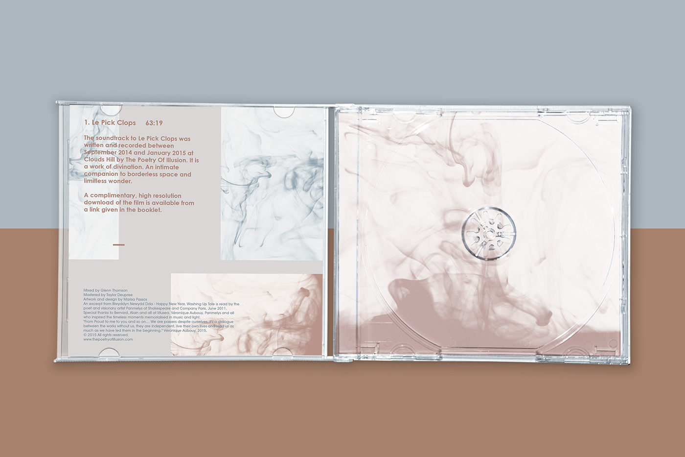 Album artwork cd cover contemporary modern Layout le pick clops Booklet