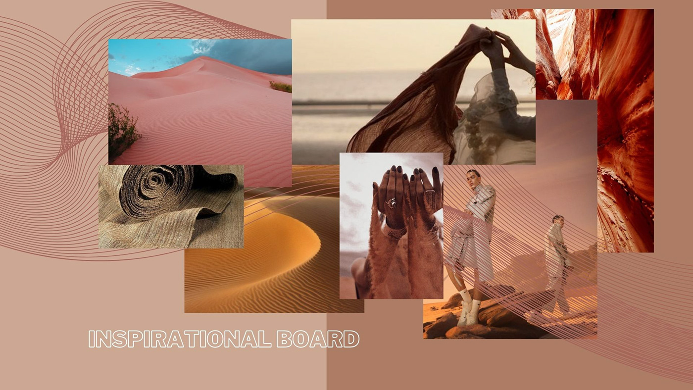 Fashion  ILLUSTRATION  photoshoot desert dunes fashion design styling  model editorial WGSN TRENDS