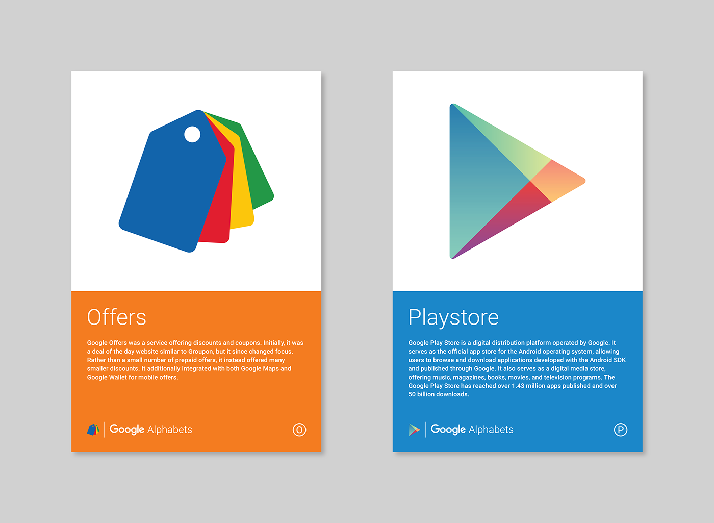google alphabets minimal flat color design products UI card Layout brand art illustrations logo LATEST