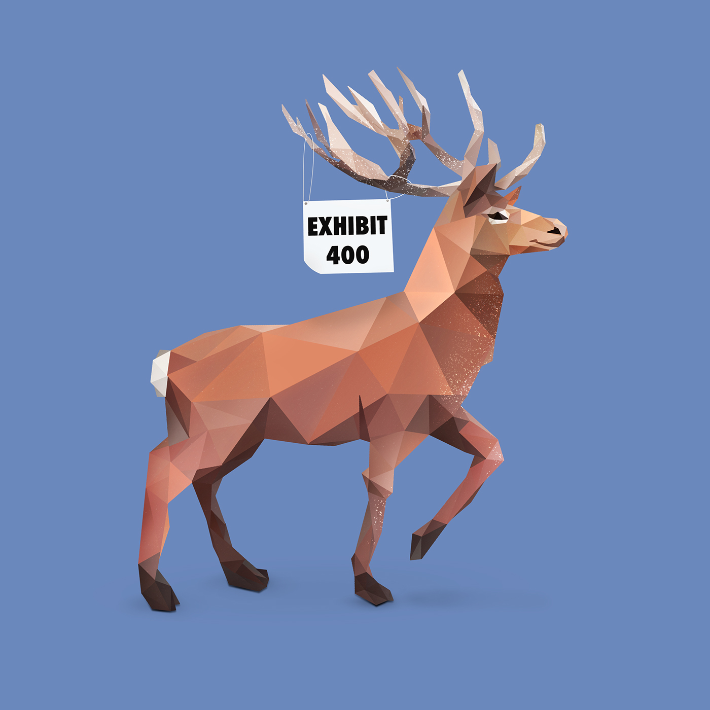 Low Poly low polygon Low Poly Art animals fawn deer elk vector art forest animal photoshopcc