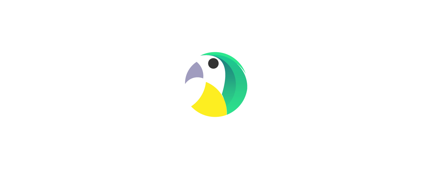 logo logos animal hawk parrot toucan owl flamingo pink color full of color mark animals bird birds
