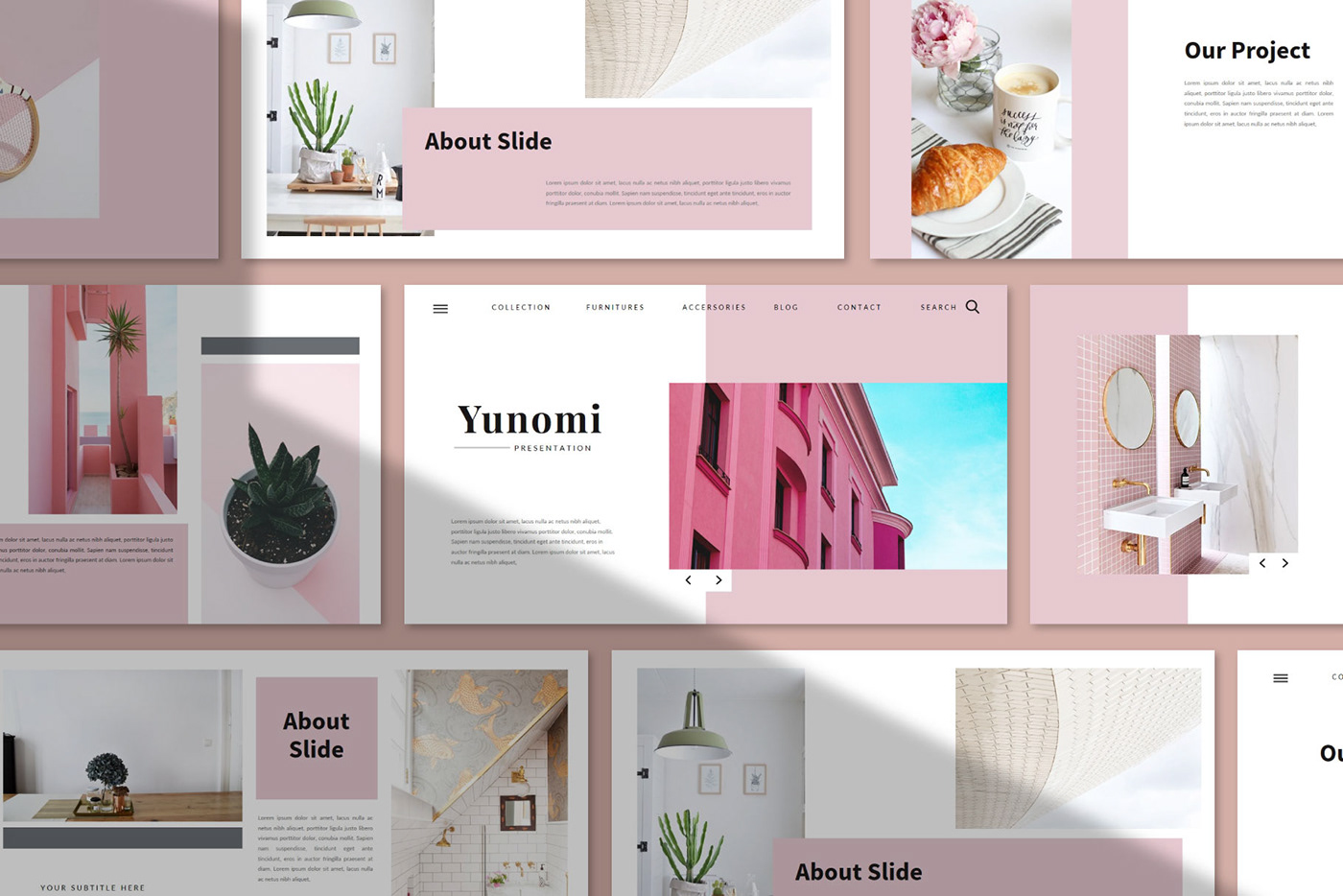 business creative elegant Fashion  marketing   moodboard pastel Photography  pitchdeck simple