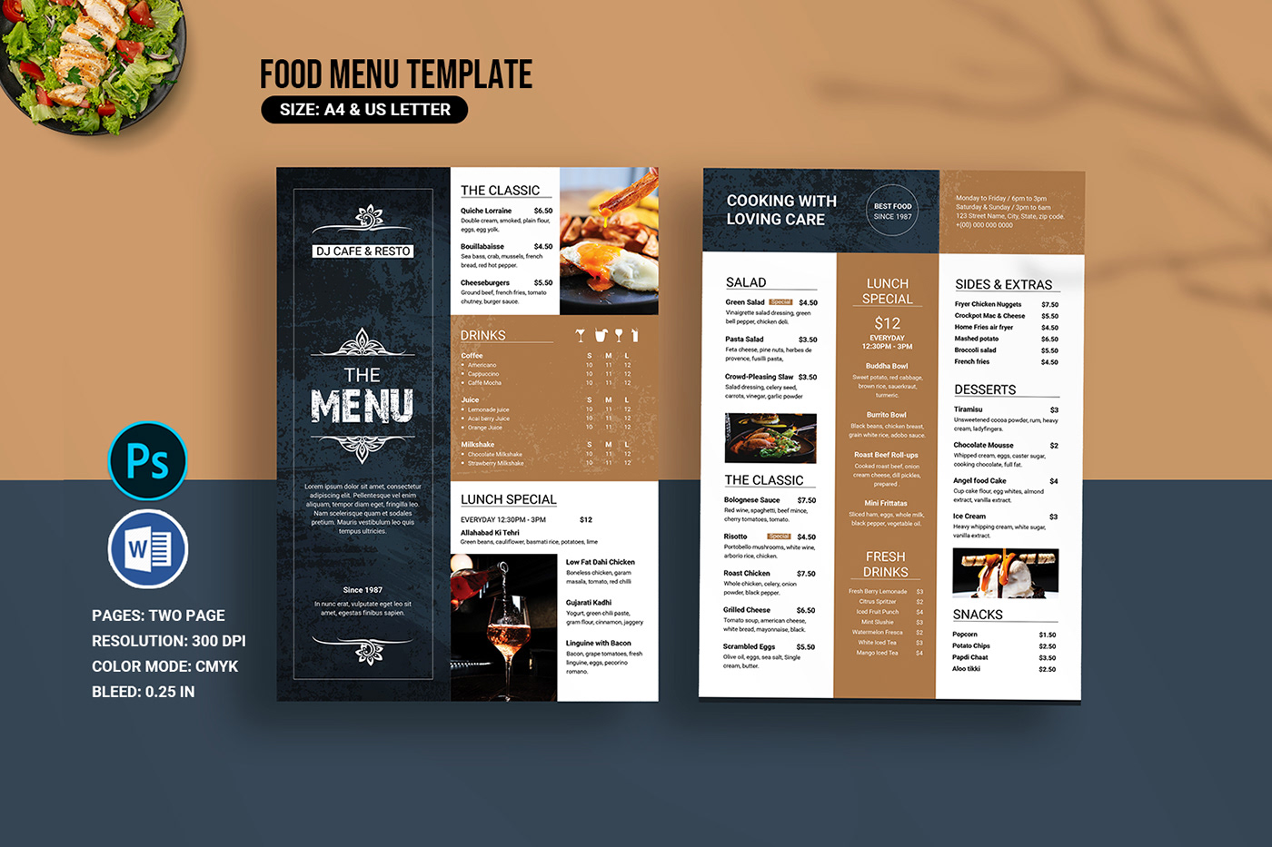 modern menu menu flyer food menu Fast food restaurant flyer food flyer menu design burger menu Pizza Restaurant Menu Flyer