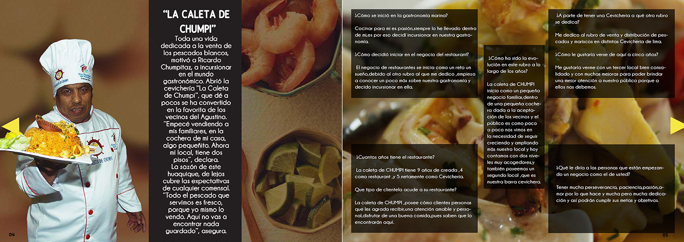 Ceviche cocina Fotografia in desing peru pescado revista tips cocina