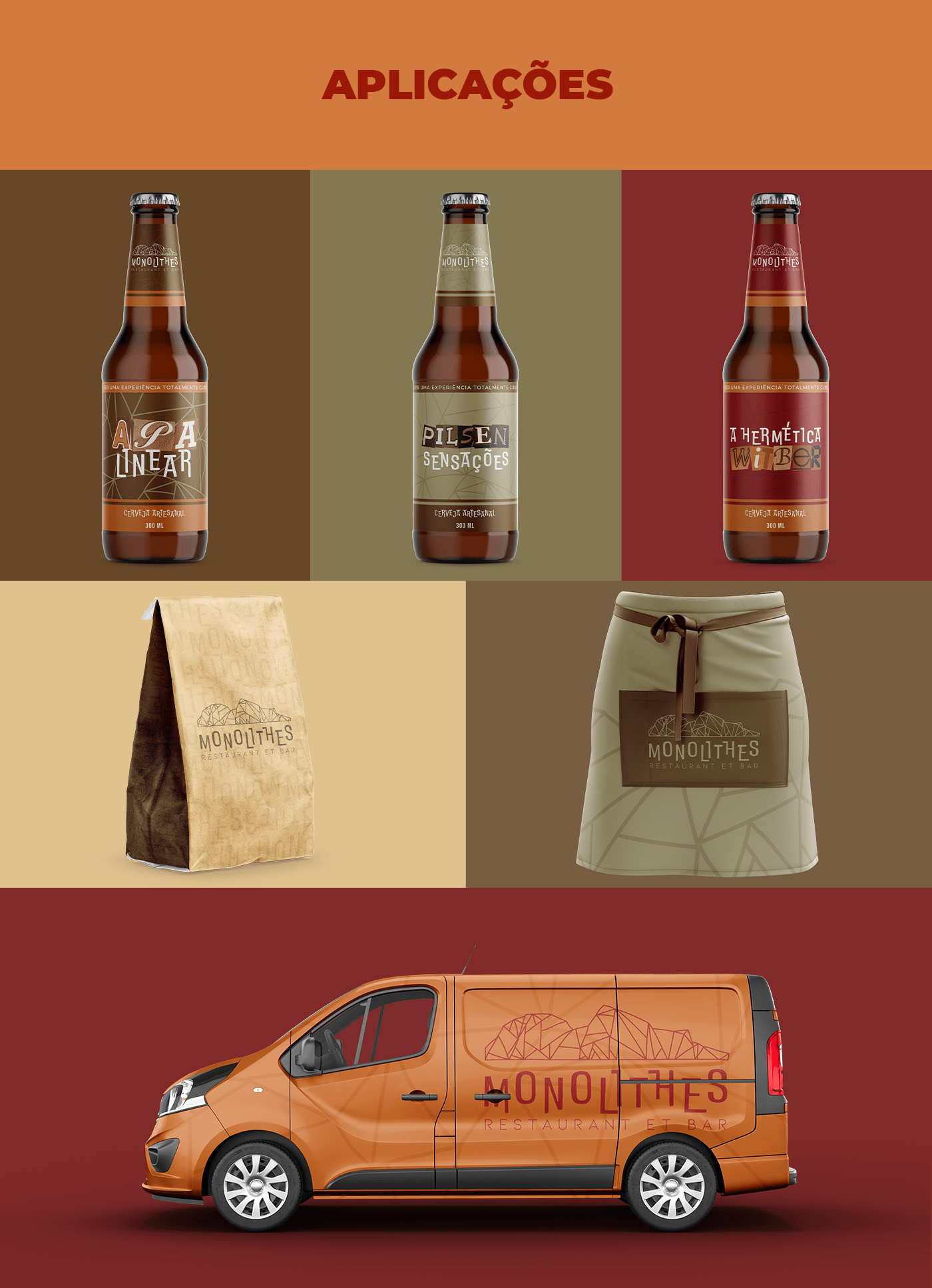 bar branding  cervejas Cubismo design enbalagens logo mockups restaurante