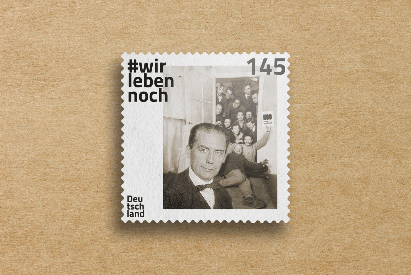 bauhaus 100 YEARS BAUHAUS 100 jahre bauhaus walter gropius weimar germany art school briefmarke postage stamp stamp