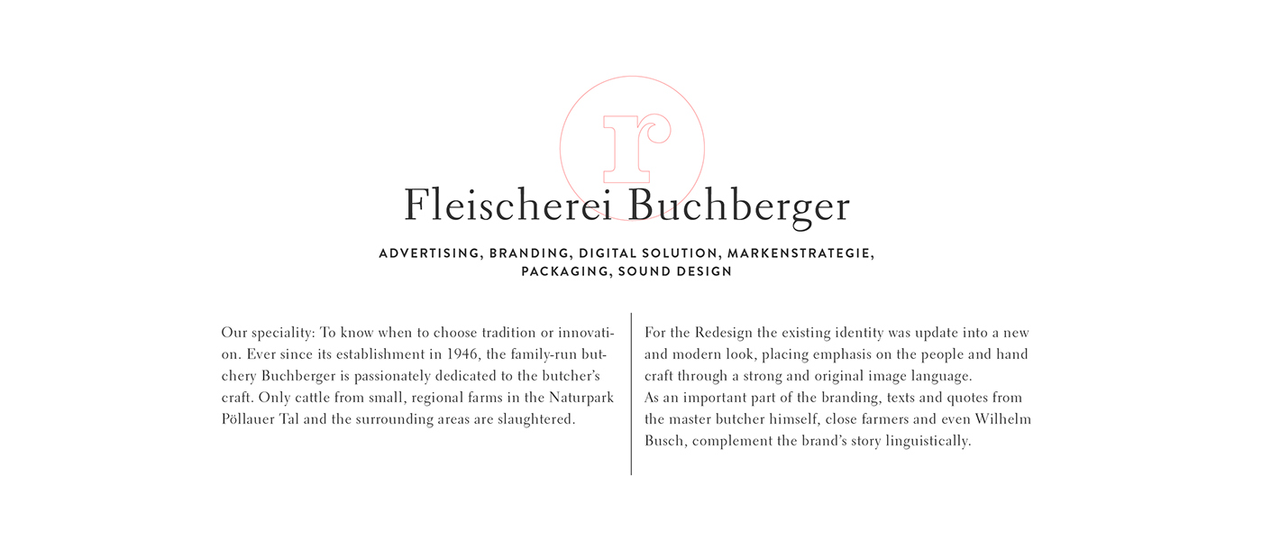 butcher austria Riebenbauer meat Packaging branding  fotography vienna print finishing brochure