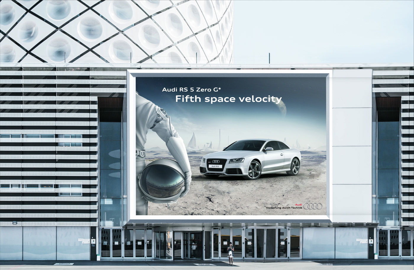 3D Audi vw group rus Space  3D Visualization key visual adobe illustrator Adobe Photoshop Advertising  cinema 4d