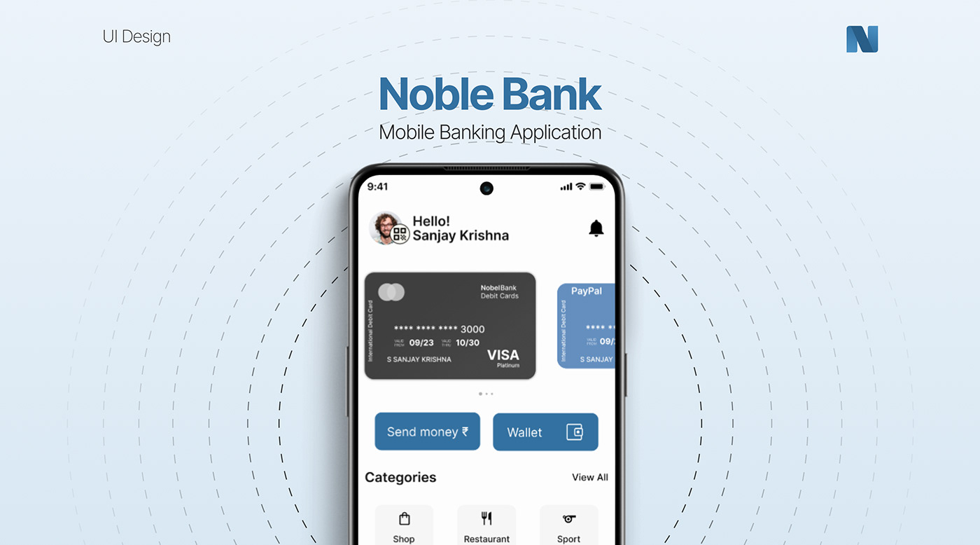 uidesign Figma user interface Mobile app banking app finance design