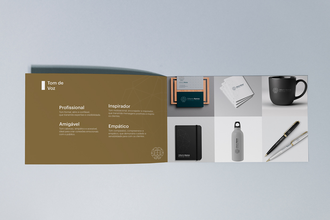 Manual de Marca site psicologo identidade visual Fotografia brandbook Brand Design