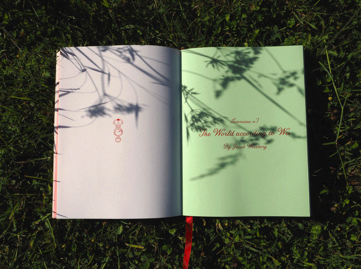 gingham interview Moonrise Kingdom pastel vintage wes anderson book design Flowers