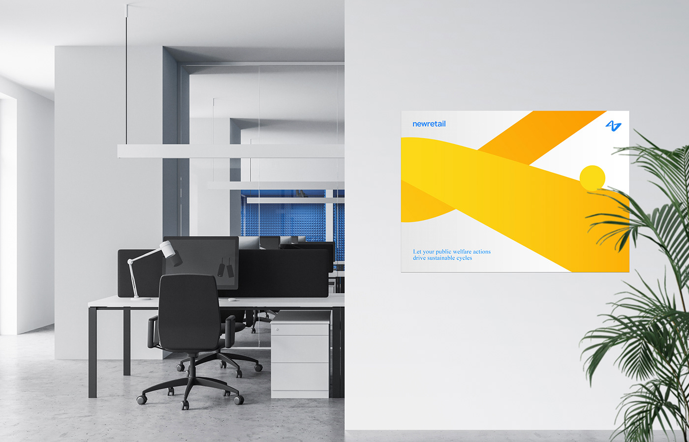 Retail Ecommerce Web Design  uiux blue yellow bright logo rebranding brand identity