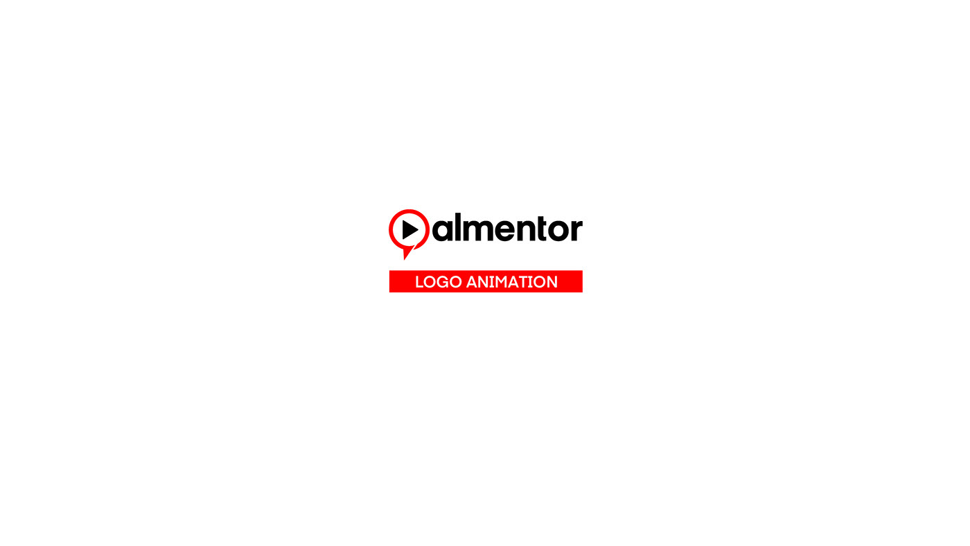 almentor logo animation  after effects motion graphics  2D Animation motion design