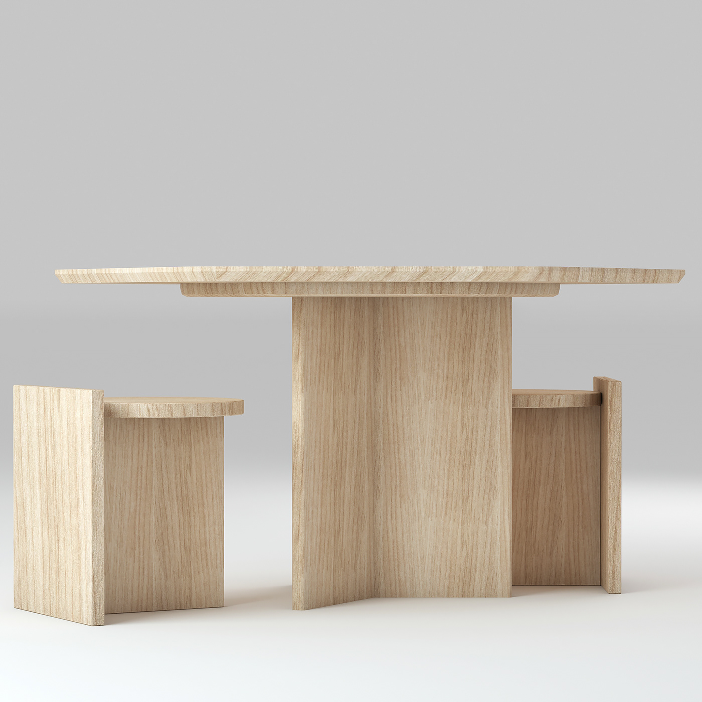 modern plexiglass table wood