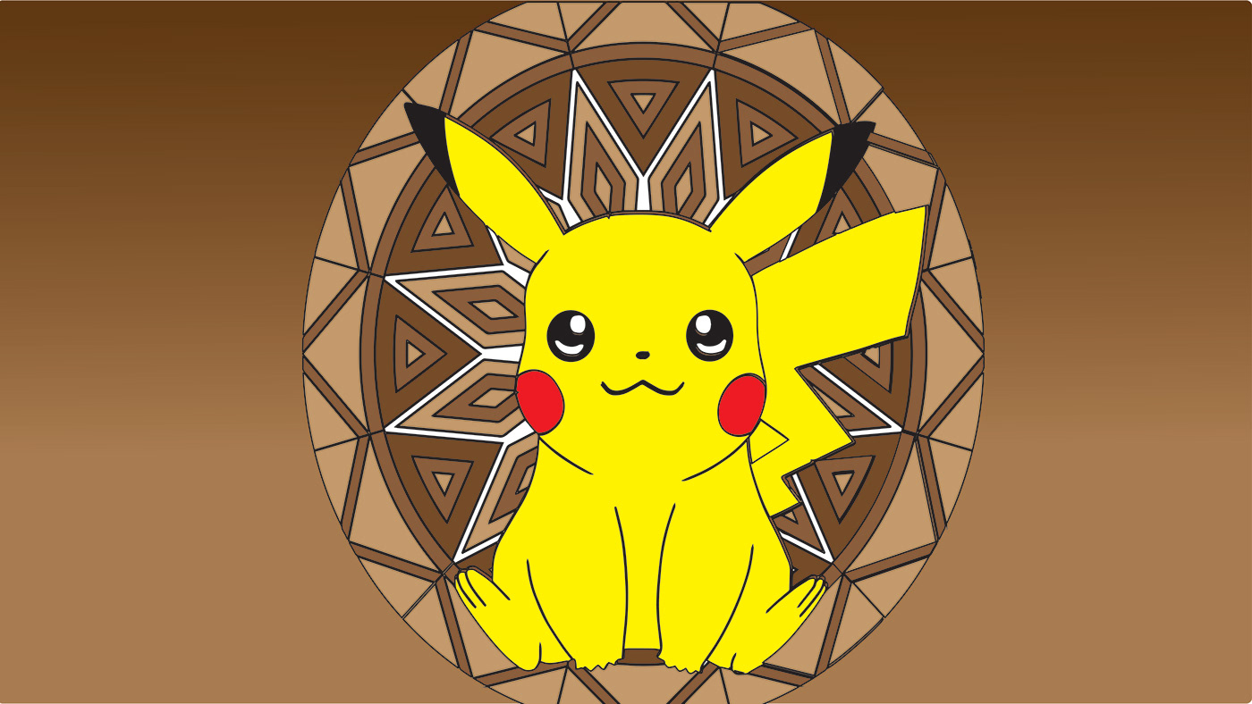 pikachu Pokemon illstration art graphics degin cute illstration motion graphics  kids cartoon