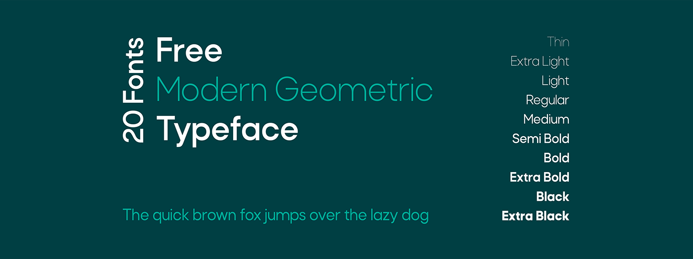 20 fonts font free FREE FAMILY Free font free sans serif free typeface geometric font Geometric Typeface Typeface