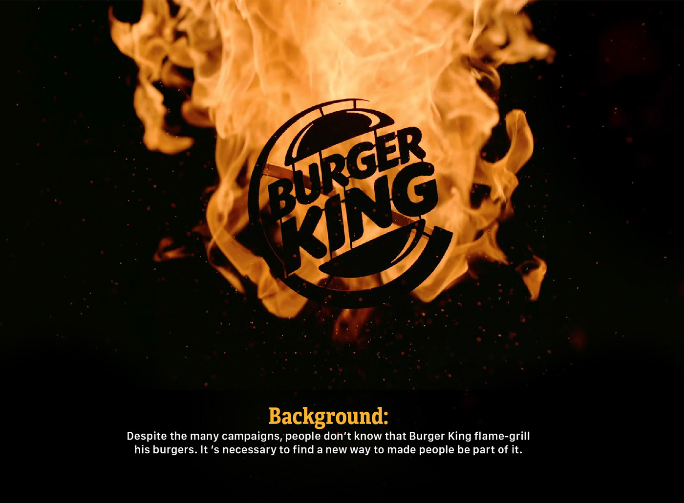 burgerking flame flamegrilled advertisingcampaign Advertising  CaseStudy motion graphic Video Editing