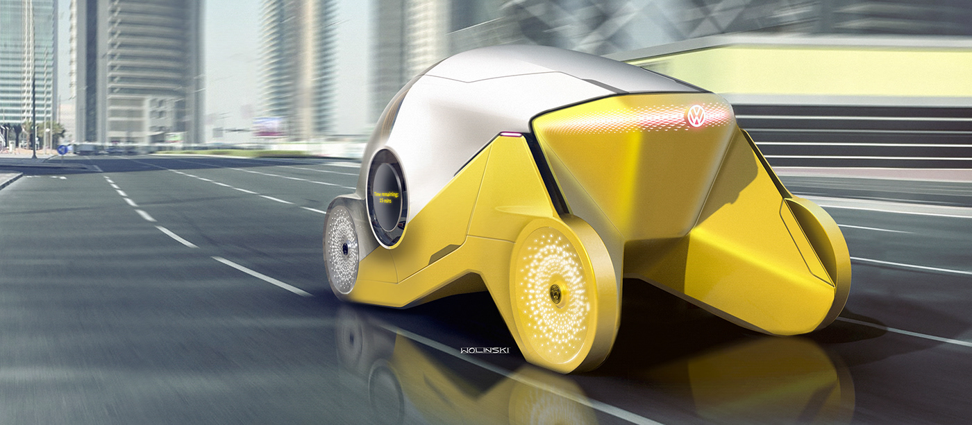 cardesign volkswagen chronos automotivedesign futuremobility VW concept mobilty sightseeing