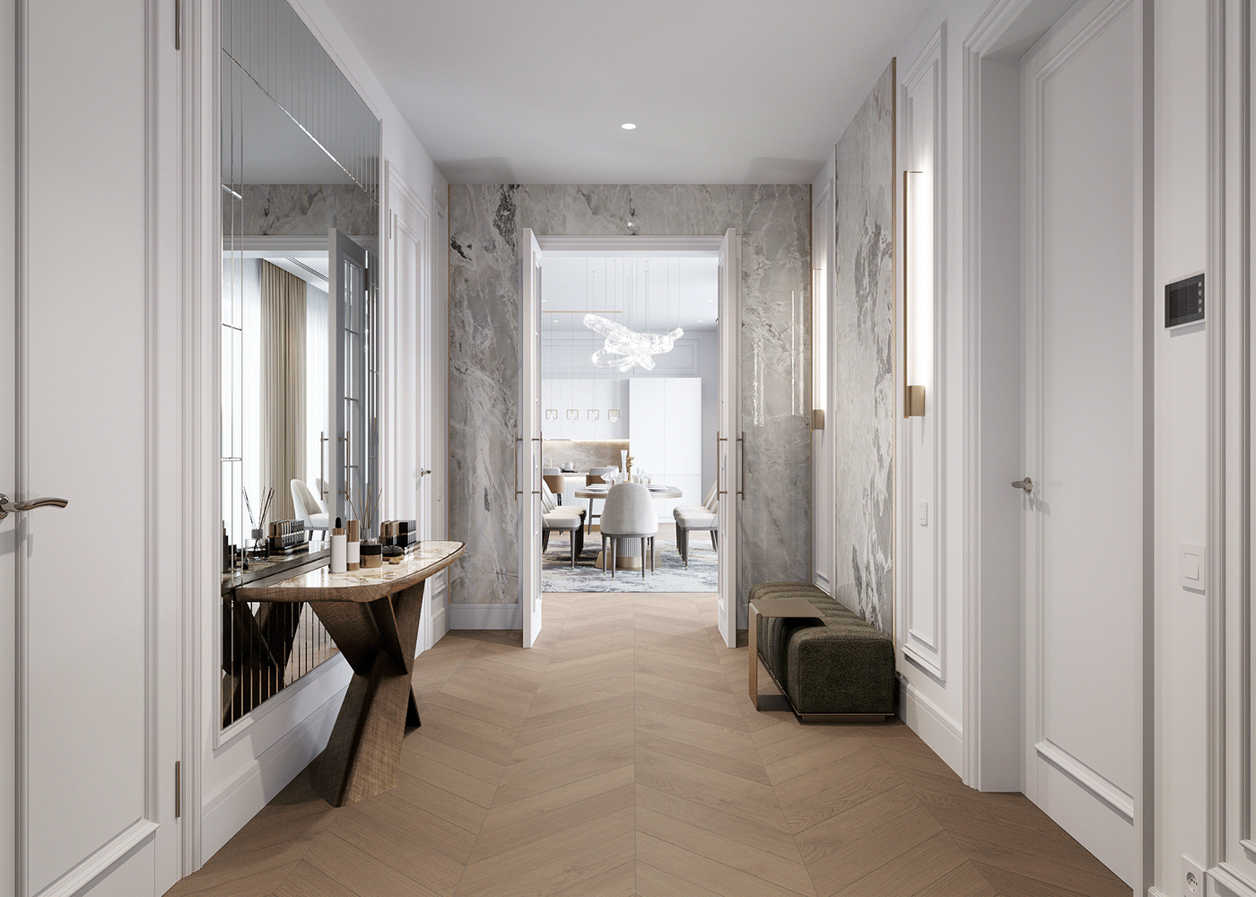 3ds max architecture bedroom Interior interior design  kitchen living room luxury Render visualization