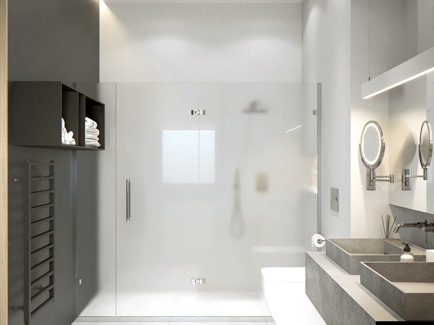 3DDesign bathroom design Interior toilet wc