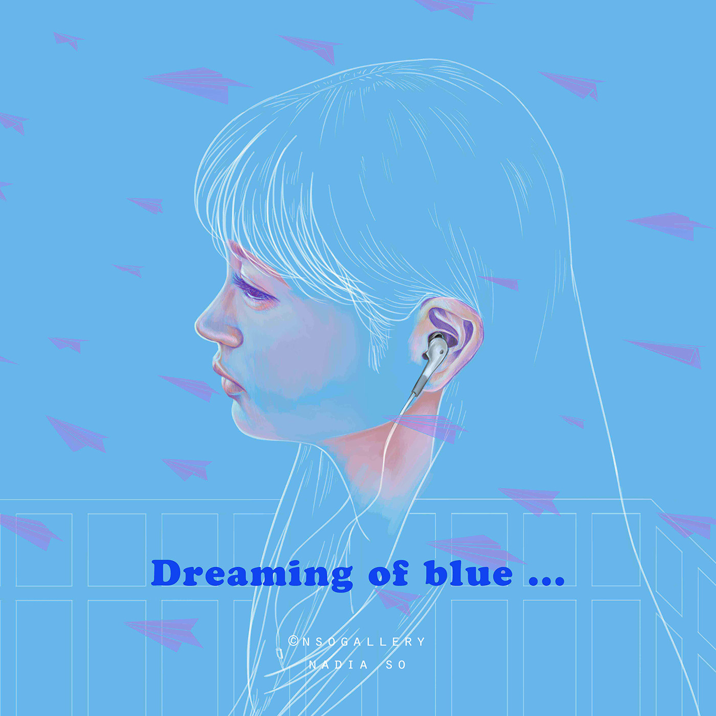 Bluedream
Digital Painting
Adobe Photoshop

Dawn hours
Clear blue sky
Cold breeze in December