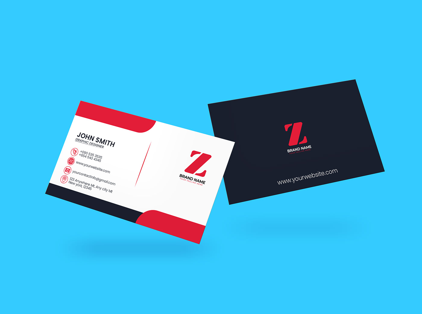 minimalist modern creative elegant luxury graphic design  branding  Unique professional business branding card