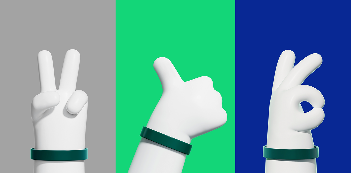 branding  green Headhunting Logo Design visual identity 聘达人 IP 卡通 app app design