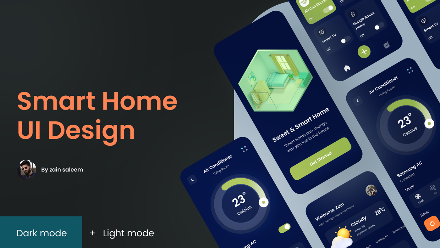 app control home Green House Mobile Application smart app Smart Home ui design UI Mockup