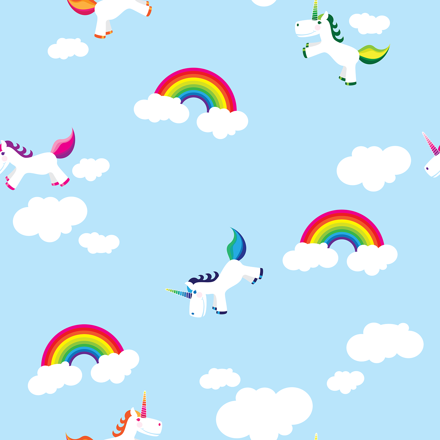 textiledesign productdevelopment productdesign ILLUSTRATION  unicorns rainbows