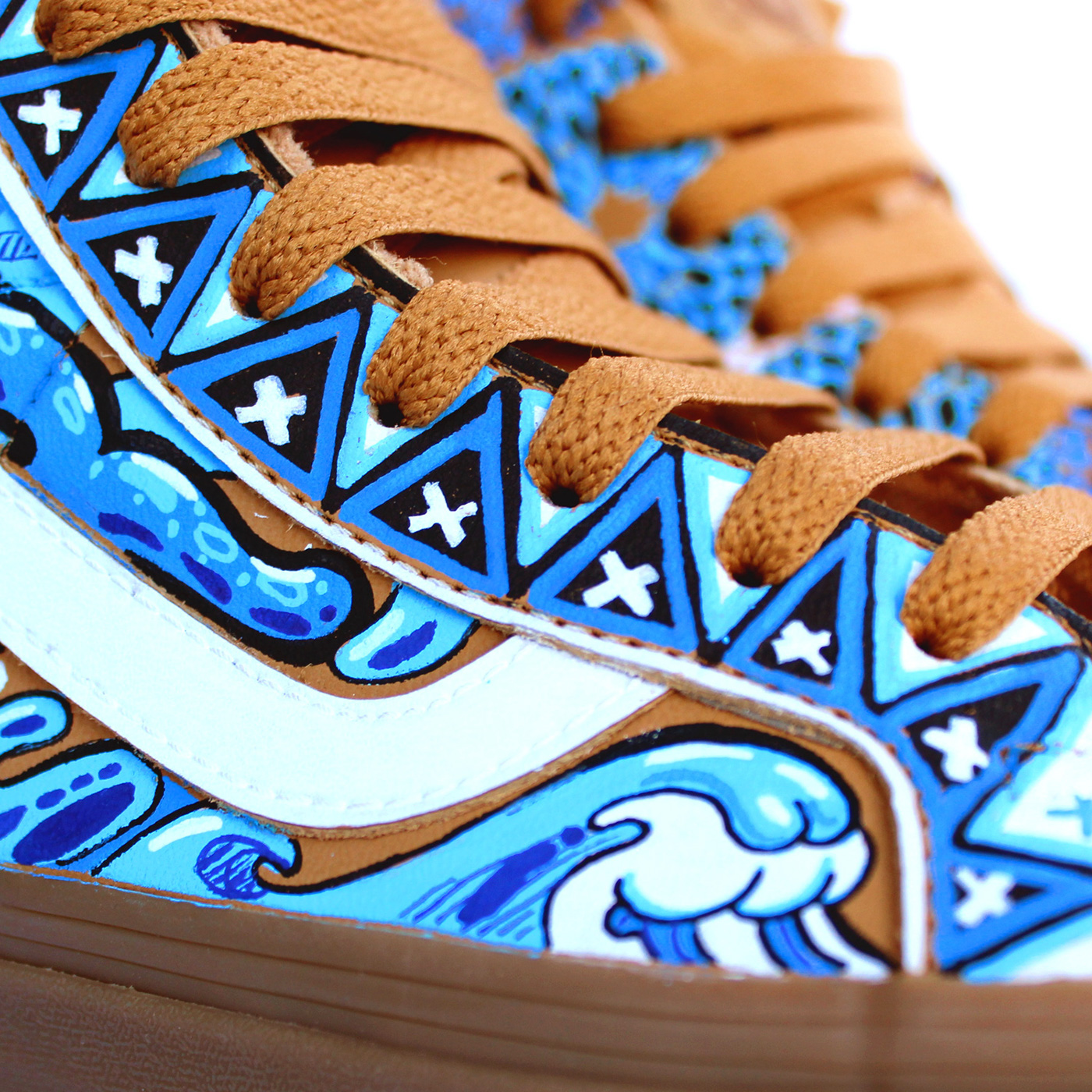 Vans Custom sneakers Fashion  Ocean customization shoes painting   beatoa bea toa