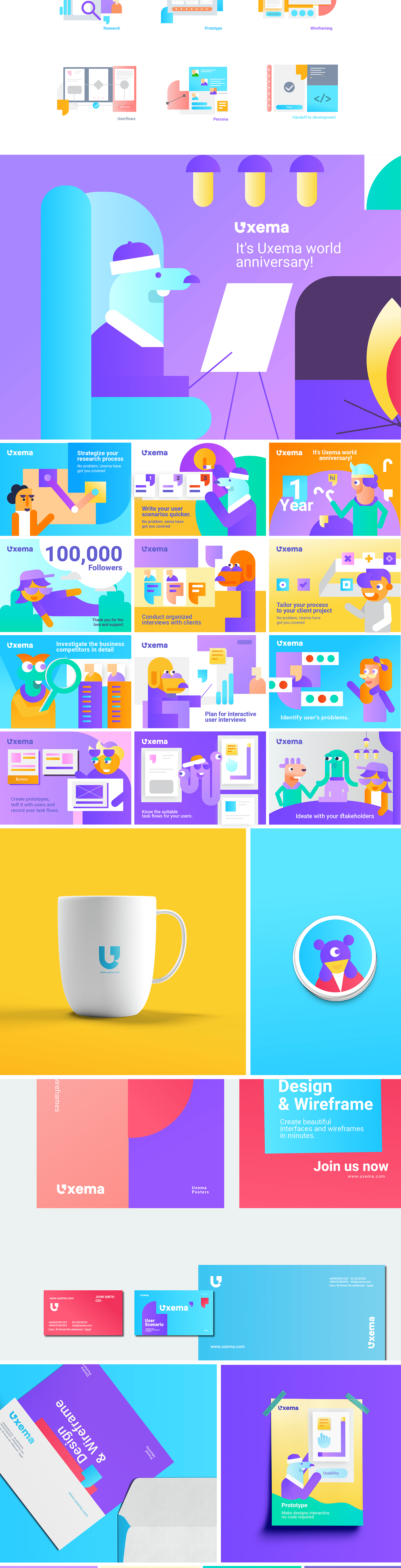 user experience Platform templates branding  brand identity ux