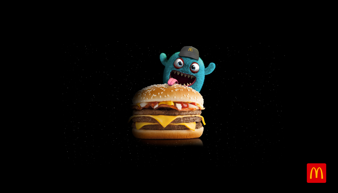 Advertising  Burgers campaign caracters design digital graphic design  hamburguer marketing digital mcdonald's