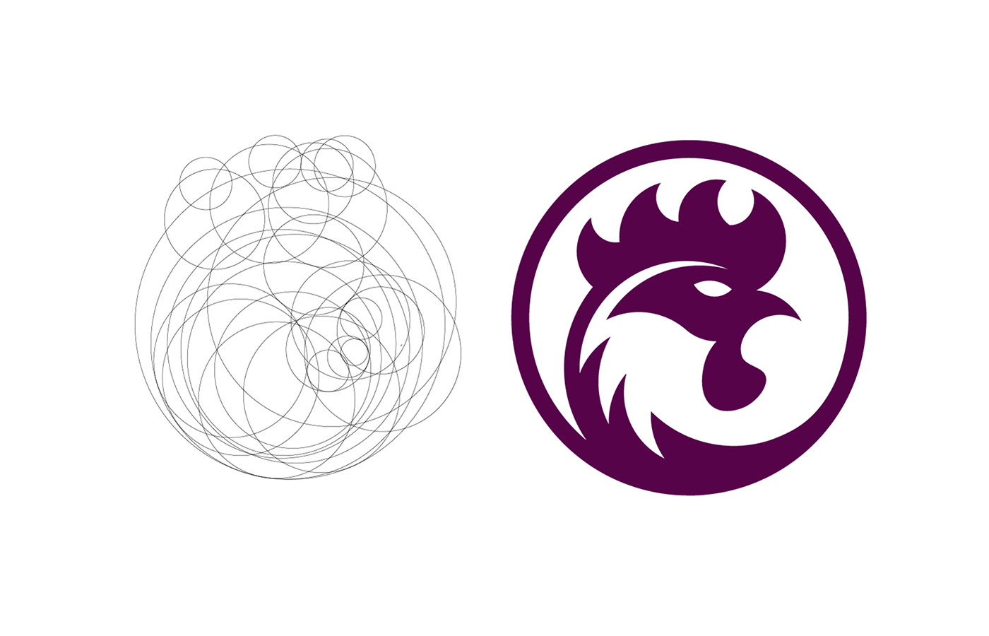 Drawing  logo Logotype