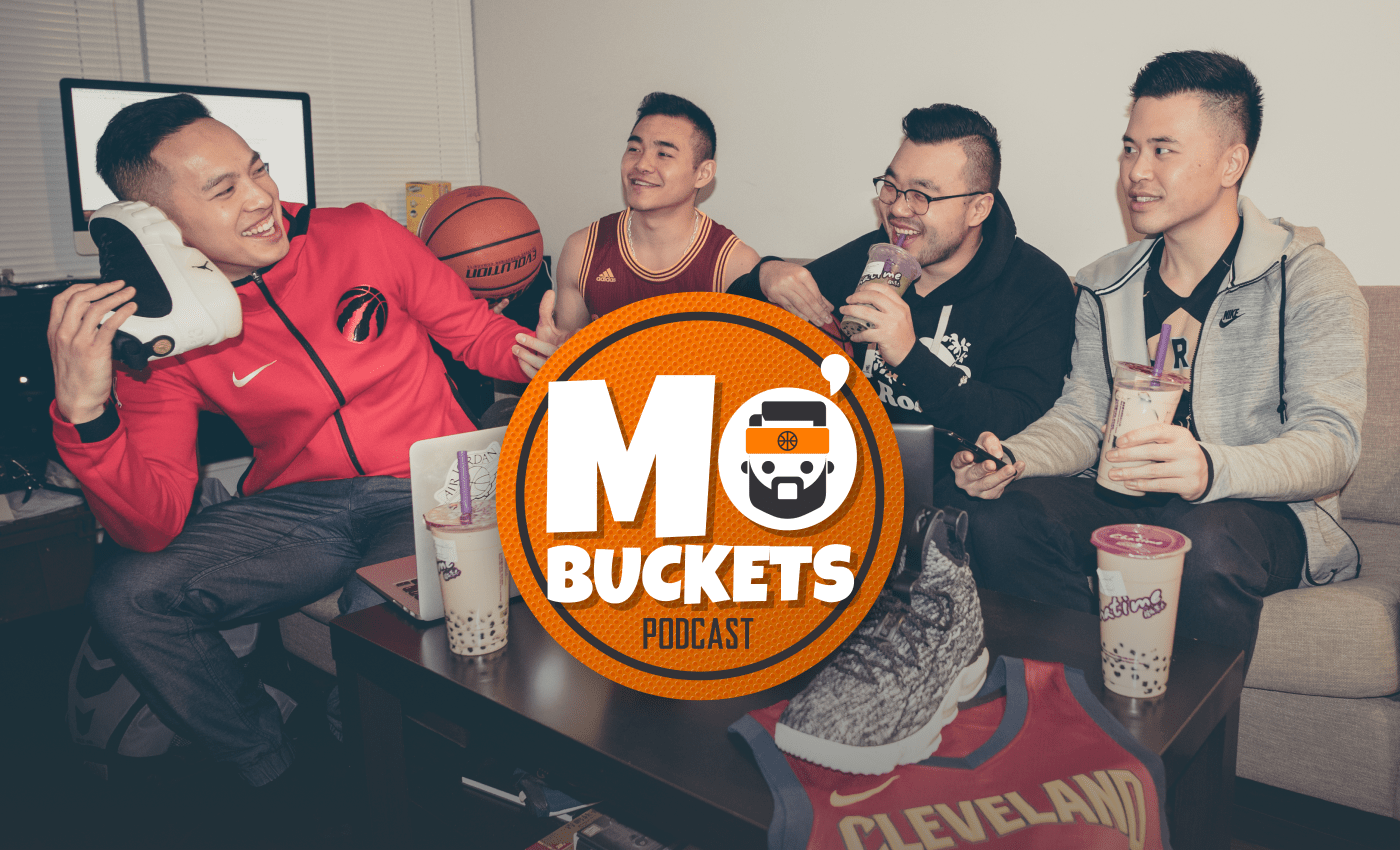 brand identity branding  graphic design  Logo Design Mo Buckets Podcast NBA podcast social media sports Website