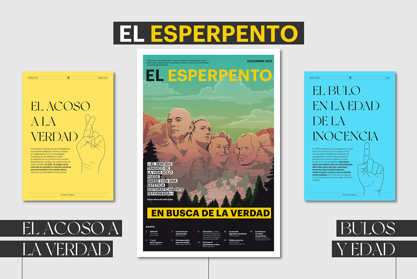 award Diseño editorial fake news infographic Social Experiment