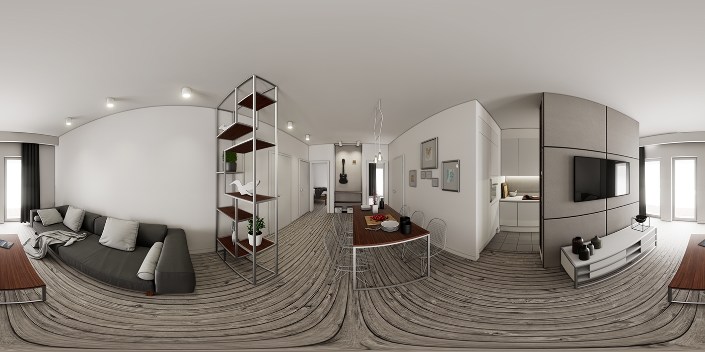 UnrealEngine UE4 3ds max Interior realtime archiviz apartment