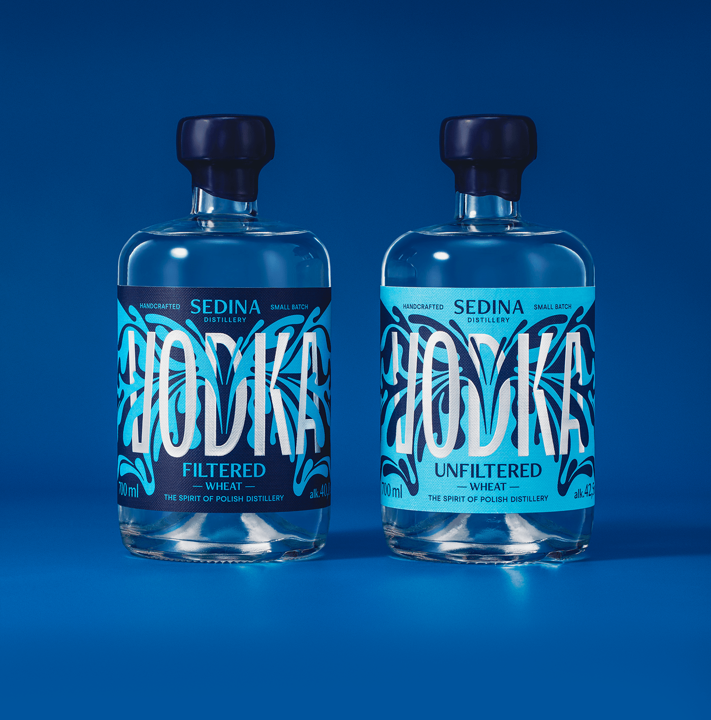 Vodka label design visual identity Packaging spirit bottle Label luxury organic Nature