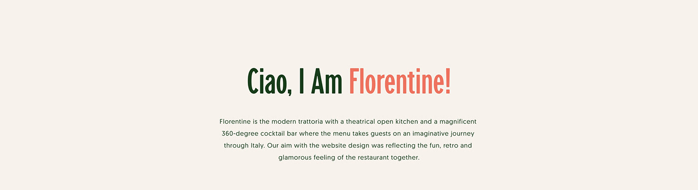 Website Web Design  landing page UI/UX restaurant italian trattoria animation  Stockholm Food 