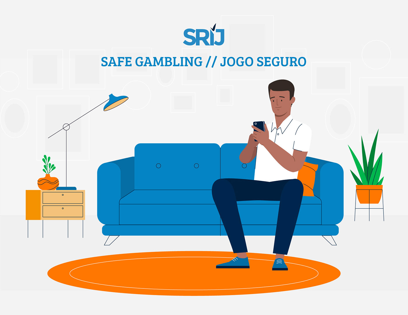 gambling apostas bet video animation  ILLUSTRATION  jogar responsavelmente Responsible gambling safe gambling srij