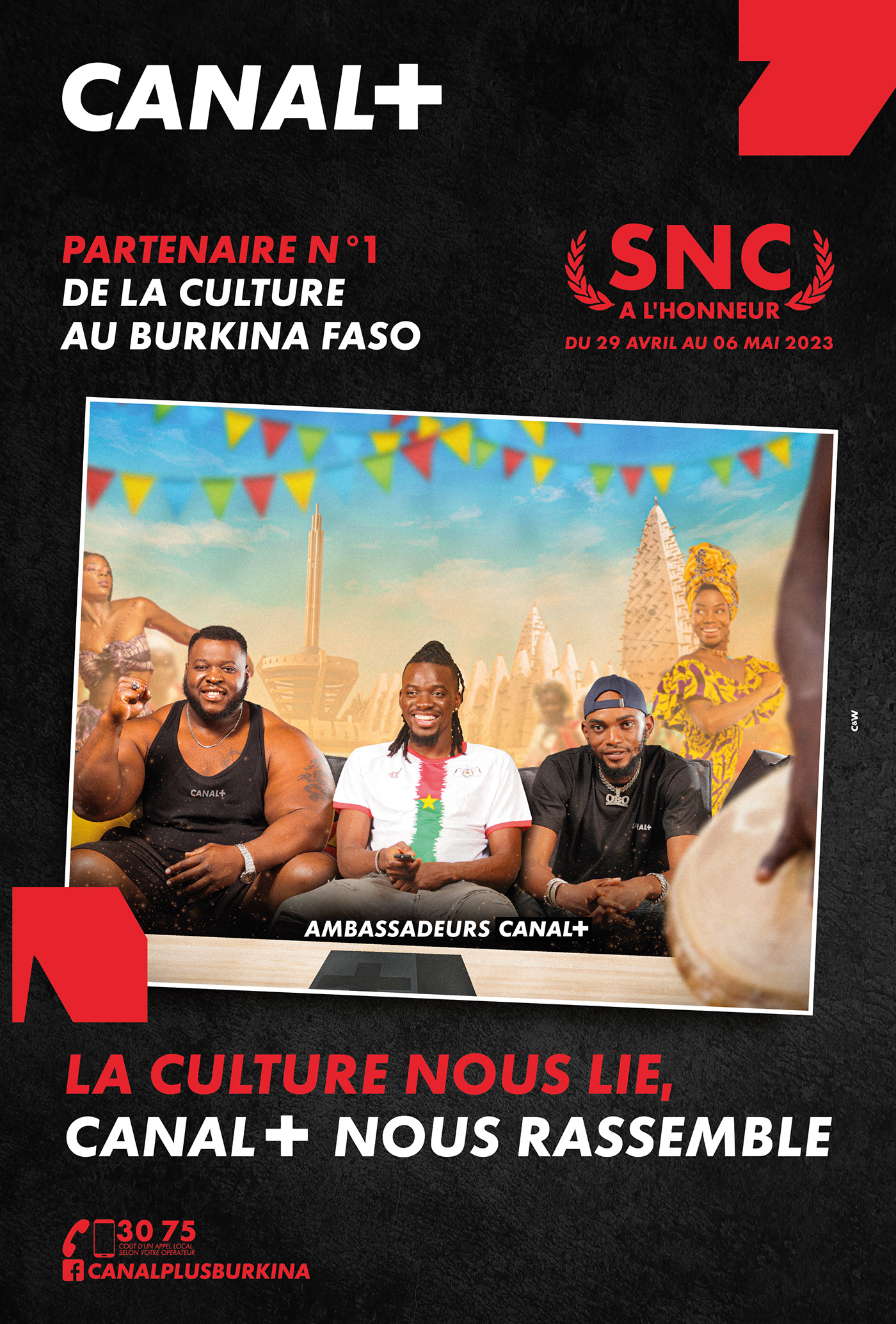 SNC ouagadougou Canal+ africa bobodioulasso c&w