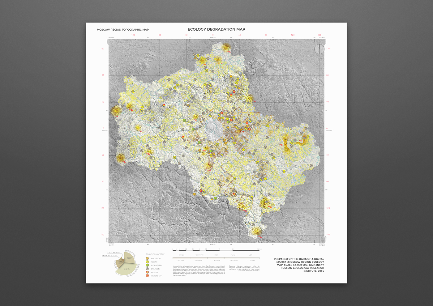 map ILLUSTRATION  urbanism   Landscape relief