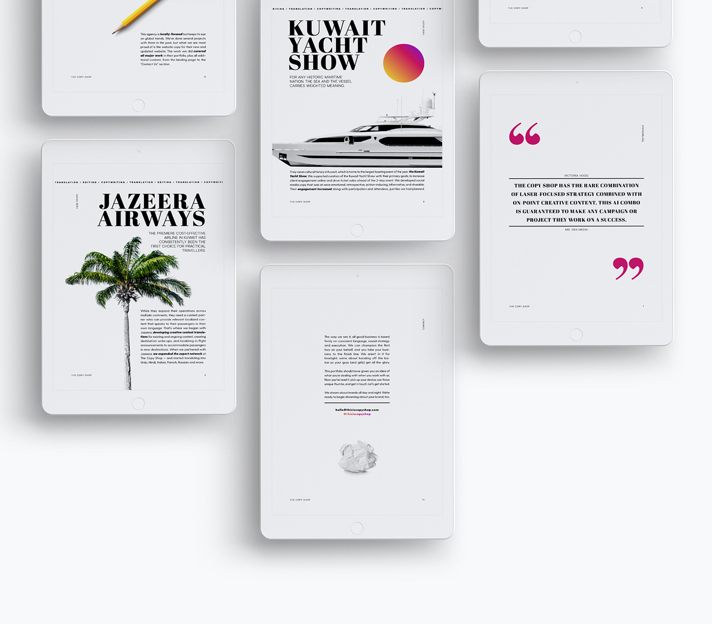 corporate digital editorial grid InDesign Layout portfolio profile typography   White
