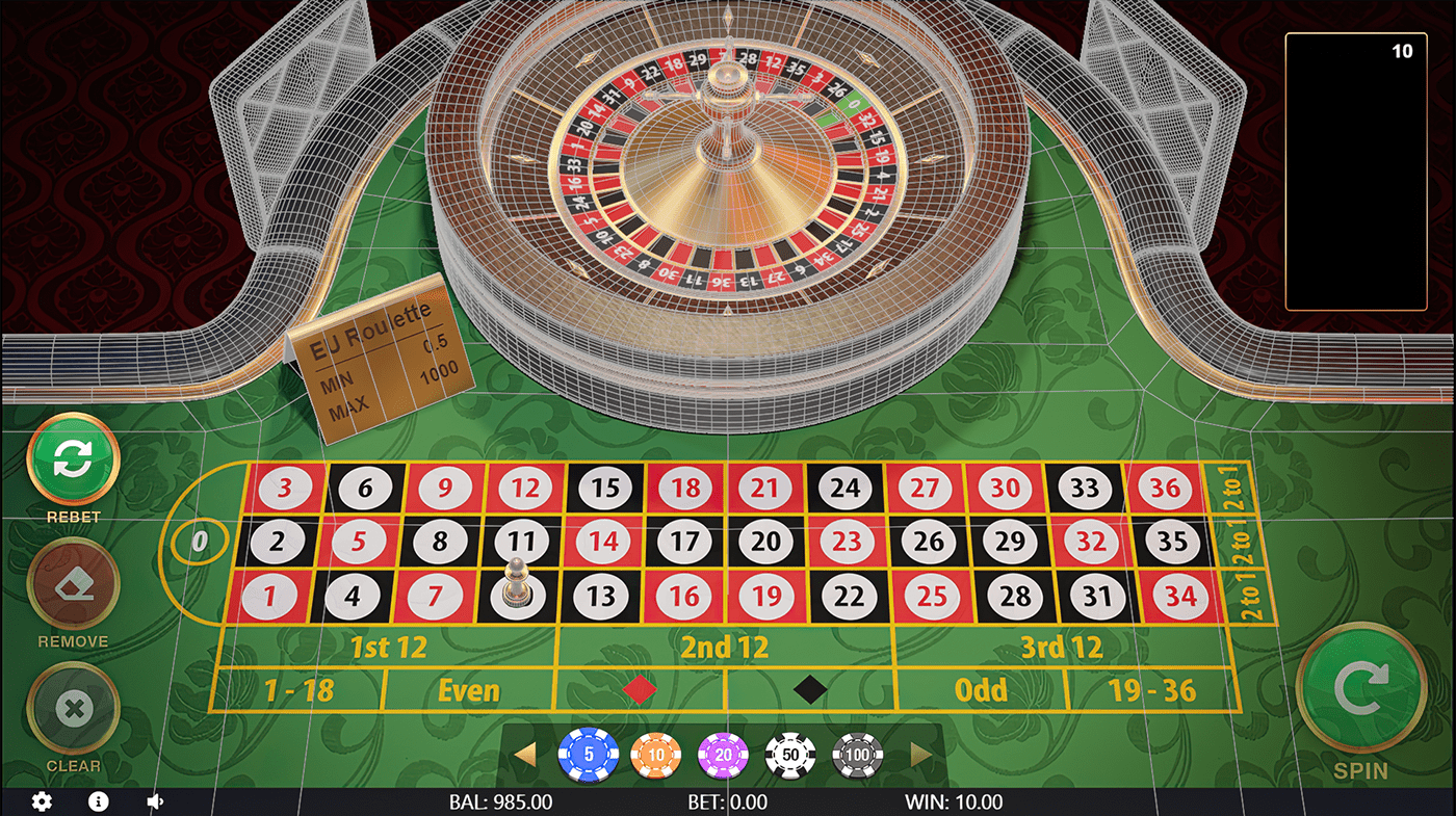 3d game casino Casino Game Casino Online gambling game design  game logo roulette roulette wheel web game