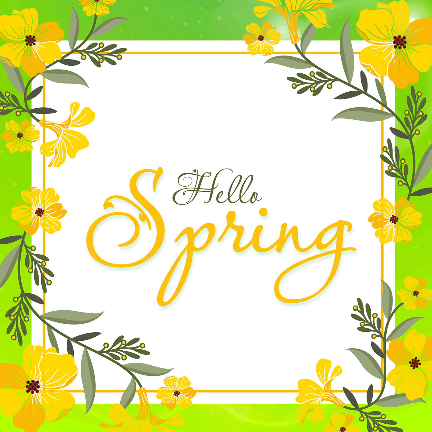 spring Flowers Nature beauty spring festival Digital Art  Graphic Designer Social media post Socialmedia springtime