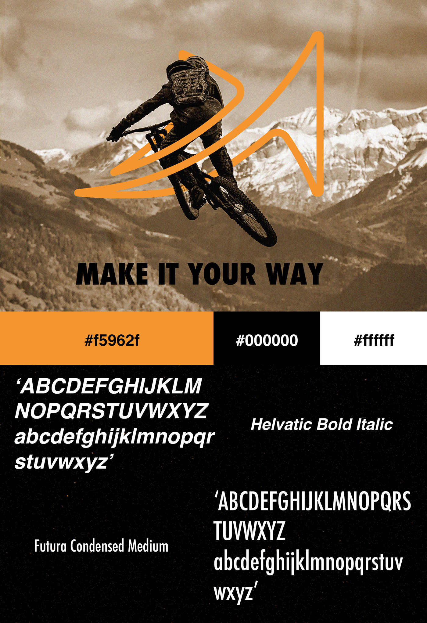 brand identity Logo Design visual identity Brand Design Logotype identity adobe illustrator logos mountain bike Bike