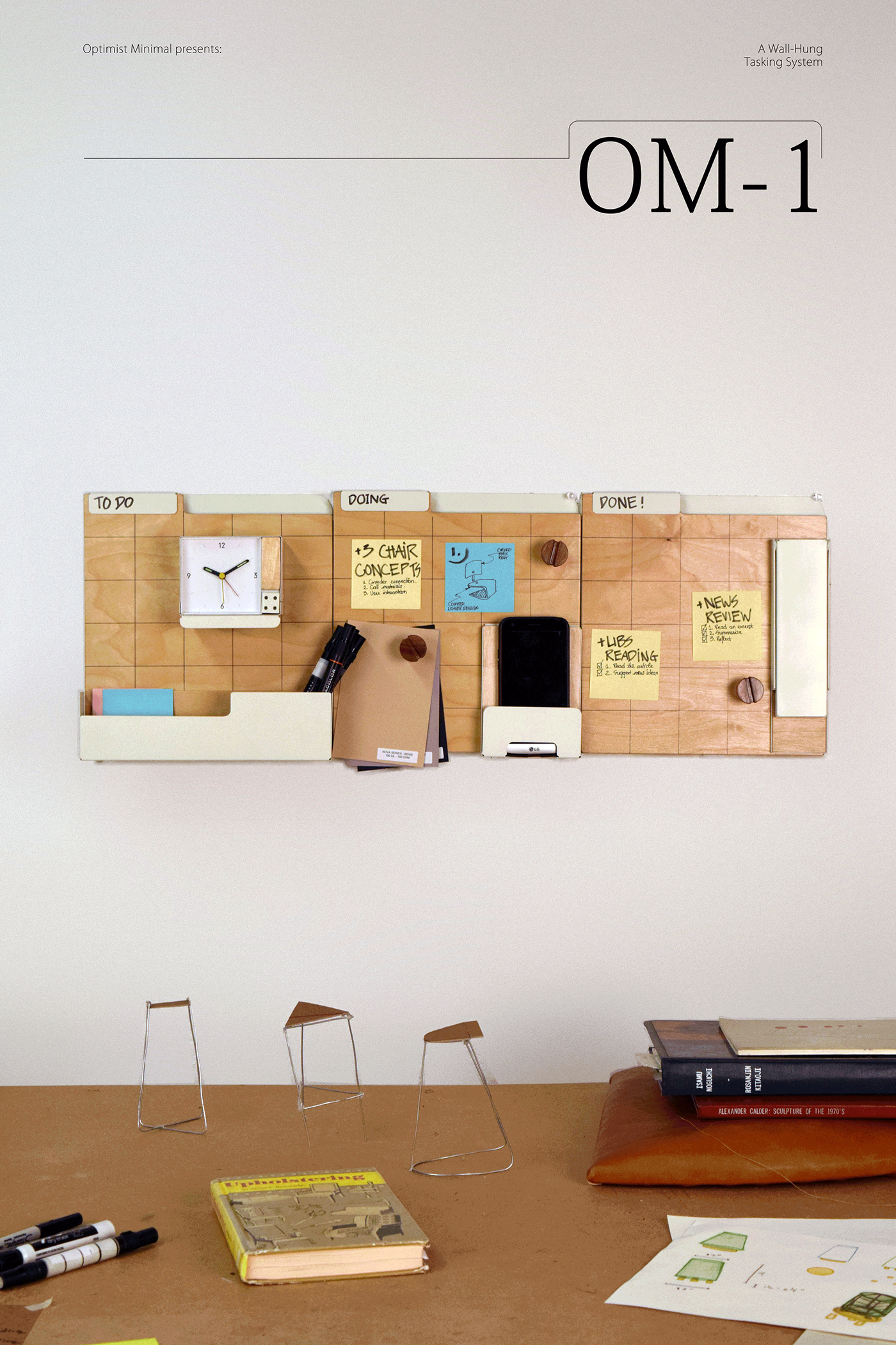 organizer wood model efficiency task furniture wall-hung