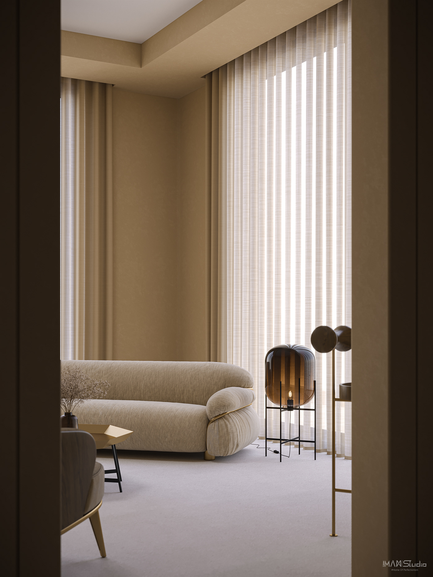 Caramél - Sofa & Floor Lamp on Behance